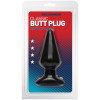 Butt Plug Smoth Negru XXL Doc Johnson