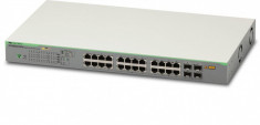 Switch ALLIED TELESIS GS950 24 porturi Gigabit, 4 porturi SFP Combo, 24 porturi PoE/12 porturi PoE+, L3 WebSmart foto