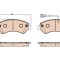 TRW GDB2069 set placute frana,frana disc