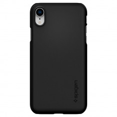 Husa iPhone XR, Spigen Thin Fit, Negru foto