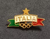 insignă oficială a Comitetului Olimpic National din ITALIA