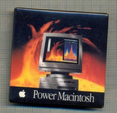 Y 1139 INSIGNA - POWER MACINTOSCH - CALCULATOARE -PENTRU COLECTIONARI foto