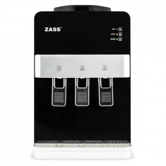 Dozator apa de birou cu compresor Zass ZTWD 14C Indicator LED Termostat Negru foto