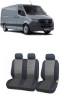 Cumpara ieftin Set Huse Scaun din piele Alcantara Mercedes Sprinter 3 locuri 2+1 (2018-2022), Umbrella