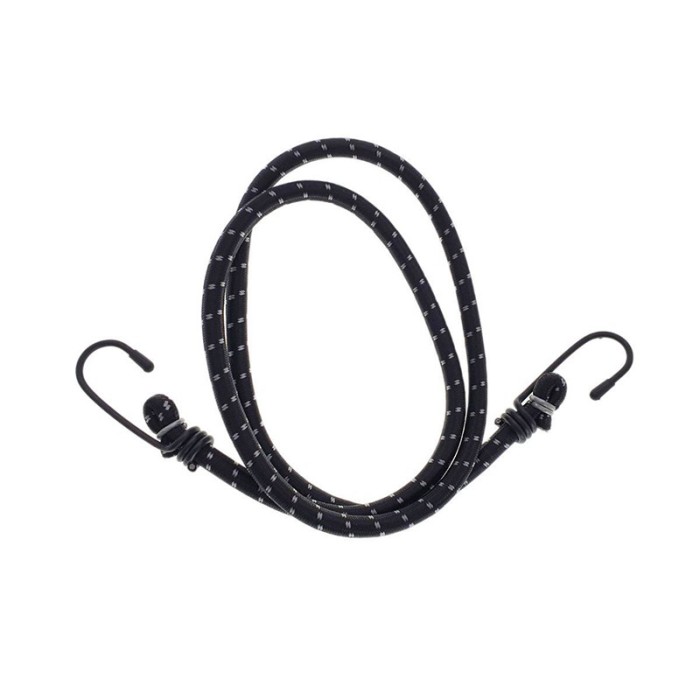 Chinga elastica pentru fixare, neagra, 1 m x 8 mm