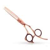 Cumpara ieftin Foarfeca de filat - HAITO - Rozu / 61745 - 5.5 inch - Offset