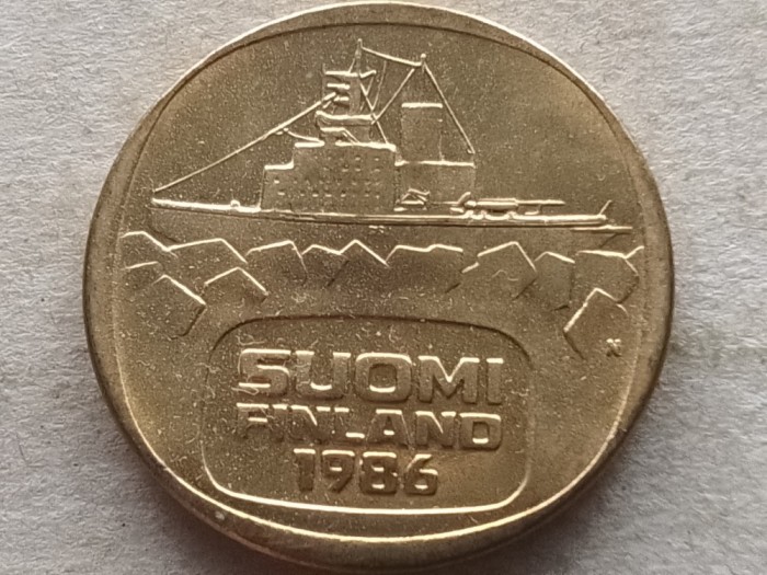 FINLANDA-5 MARKKAA 1986