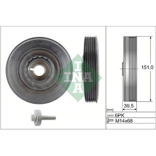 Schaeffler INA Set fulie, arbore cotit