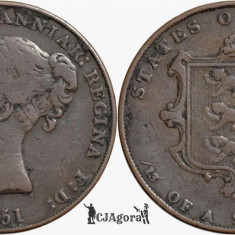 1851, 1/13 shilling - Victoria - Jersey