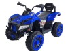 ATV electric pentru 2 copii Kinderauto SuperOffroad V2 4x4 140W 12V 7Ah, albastru