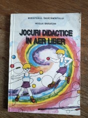 Jocuri didactice in aer liber - Nicolai Bradatan / R4P2S