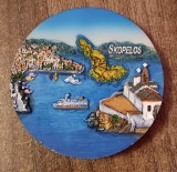 D6 - Magnet frigider - Tematica turism - Grecia 87