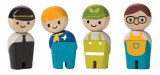 Cumpara ieftin Set 4 jucarii - Service Crew Wood | Plan Toys