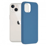Husa Liquid soft touch compatibila cu Apple IPhone 13, Albastru - ALC&reg;