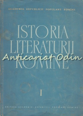 Istoria Literaturii Romane I - Folclorul - Al. Rosetti, Mihai Pop foto
