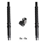 Furtun spalatorie self - 4 m - Negru - Fix - Fix