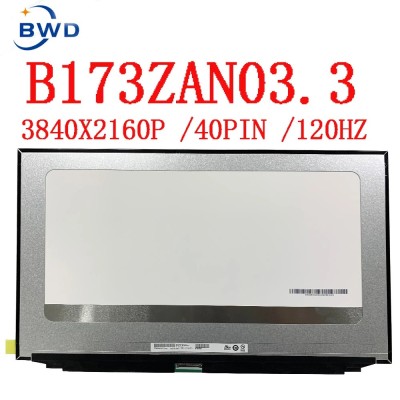 Display Laptop, B173ZAN03.3, 17.3 inch, UHD 4K 3840x2160, 120Hz, 40 pini foto