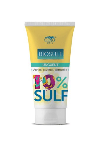 Unguent 10% Sulf, 50ml, Ceta Sibiu