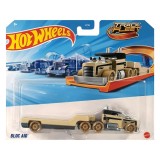 Set camion cu remorca, Hot Wheels, Track Fleet, Bloc Aid, JKP32