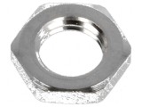 Piuliță M8 din alamă nichel 13mm, temperatură 20&divide;100&deg;C, filet metric pas 1