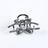 Cleste gri de par cu fundita 4 cm