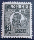 ROMANIA 1920 FERDINAND lp 72 bust mic 3b h&acirc;rtie cu scame neștampilat