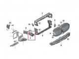 Deflector aer radiator Bmw Seria 5 (G30/G31), 05.2017-, Fata, partea Dreapta, Aftermarket, Rapid