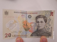 Bancnota 20lei Ecaterina Teodoroiu
