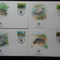 Slovenia-WWF Broaste testoase-set complet FDC