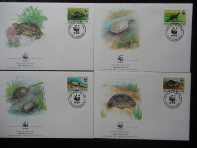 Slovenia-WWF Broaste testoase-set complet FDC foto