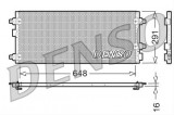 Condensator climatizare AC Denso, LANCIA THESIS, 07.2002-07.2009 motor 2.0 T; 2.4 benzina; 2.4 JTD diesel, aluminiu/ aluminiu brazat, 685(650)x290x16