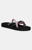 Teva slapi Olowahu femei, culoarea violet, cu toc plat, 6840-LLT