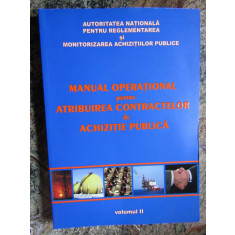 Manual operational pentru atribuirea contractelor de achizitie publica vol 2