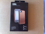 Husa piele naturala Sena Lugano Snap-on pentru iphone 4 si 4s, iPhone 4/4S, Maro, Fara snur