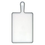 Tocator din plastic cu maner, 30x21 cm, Alb, CMCLASS