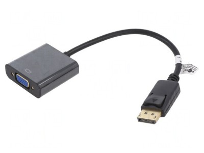 Convertor DisplayPort 0.15m Negru foto