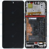 Huawei Nova 9 (NAM-AL00 NAM-LX9) Capac frontal modul display + LCD + digitizer + acumulator negru 02354NUJ