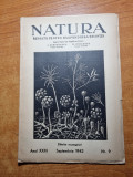 Natura septembrie 1942-noile masini de razboi,botanica in banat