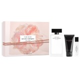 Narciso Rodriguez For Her Pure Musc Set cadou pentru femei EDP ​​​​100 ml + EDP 10 ml + 50 ml loțiune de corp