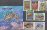 Timbre cu crustacee din Tanzania