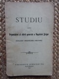STUDIU ASUPRA ORGANIZAREI SI STARII GENERALE A REGATULUI BULGAR