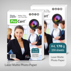 Carton laser A4 cu suprafata mata 170g foto