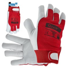 Manusi de lucru din piele de capra, marimea 9, Geko G73516