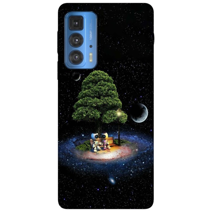 Husa compatibila cu Motorola Edge 20 model Space love story, Silicon, TPU, Viceversa