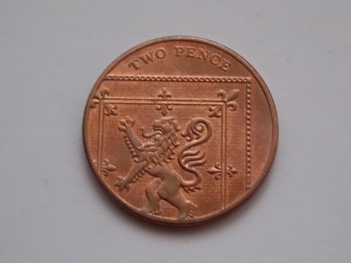 2 Pence 2014 (Shield of the Royal Arms puzzle 2/6)-XF