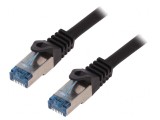 Patch cord S/FTP 6a LSZH Negru 30m 26AWG, Logilink