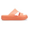 Papuci Crocs Getaway Platform H-Strap Portocaliu - Sunkissed, 36 - 39