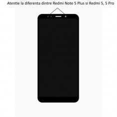 Ecran LCD Display Complet Xiaomi Redmi Note 5 Plus Negru
