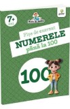 Fise de exersat. Numerele pana la 100. Bun la mate 7 ani+