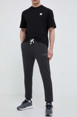 Ellesse pantaloni de trening culoarea gri, cu imprimeu SHR17563-BLACK foto